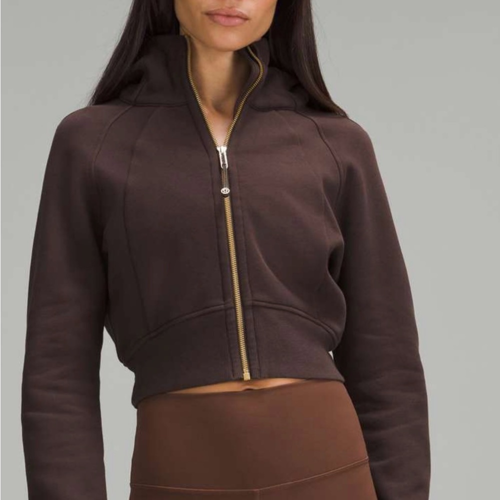 Lululemon Scuba Full-Zip Cropped Hopdie